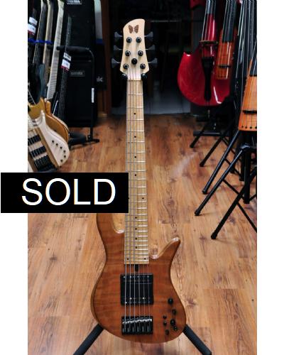 Fodera Emperor Doctorbass Edition 2023 6 string Maple board-Figured Redwood top